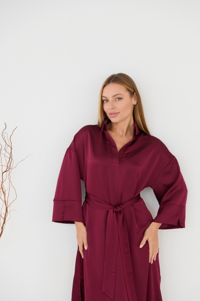 Сукня Ева 16605 Цвет: Марсала