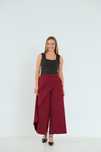 спідниця - штани Соренто 16697 Цвет: Марсала 9