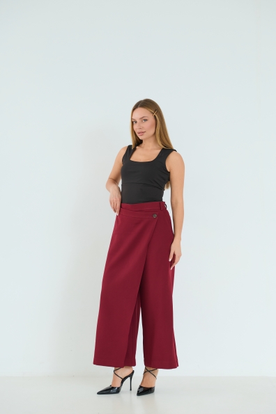 спідниця - штани Соренто 16697 Цвет: Марсала 9