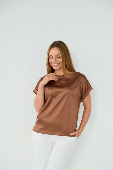 Блуза Тедді 16860 Цвет: Карамель