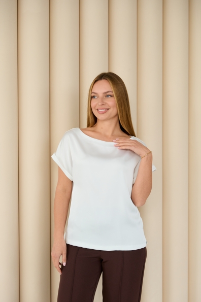 Блуза Тедді 16860 Цвет: Молоко