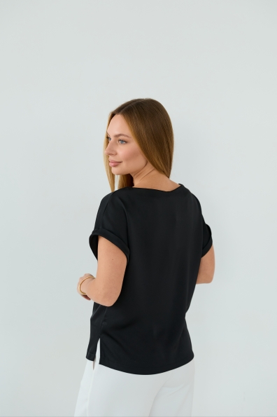 Блуза Тедді 16860 Цвет: Чорний