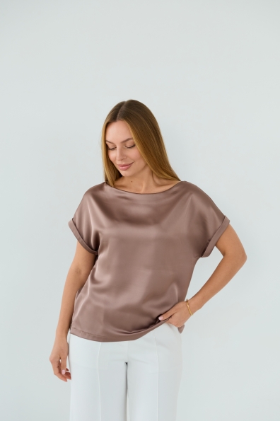 Блуза Тедді 16860 Цвет: Мокко