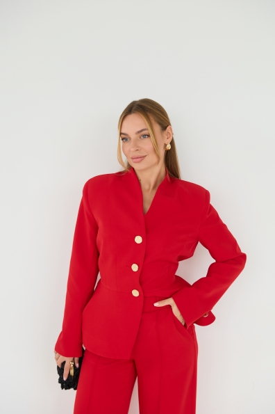 Костюм Саманта 16828 Цвет: Червоний