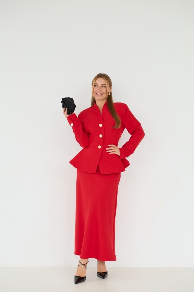 Костюм Саманта 16896 Цвет: Червоний