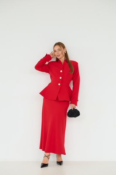 Костюм Саманта 16896 Цвет: Червоний
