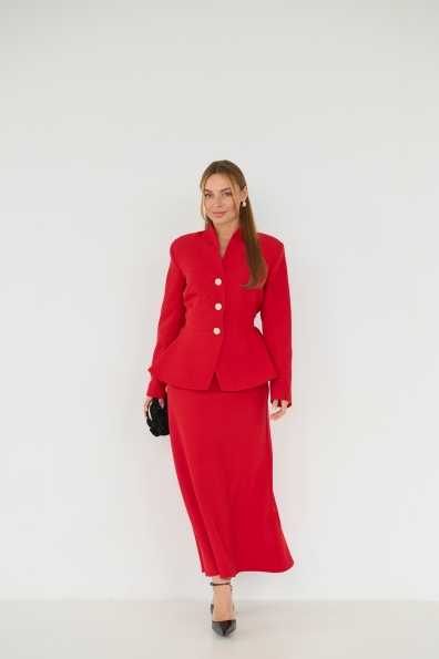 Костюм Саманта 16896 Цвет: Червоний