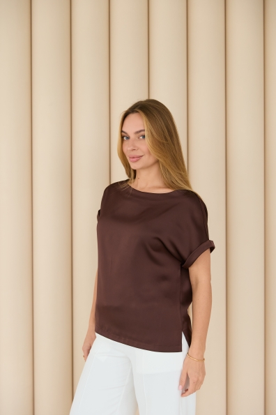 Блуза Тедді 16860 Цвет: Шоколад