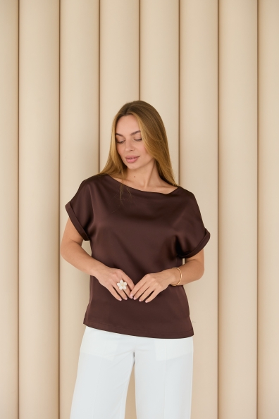 Блуза Тедді 16860 Цвет: Шоколад