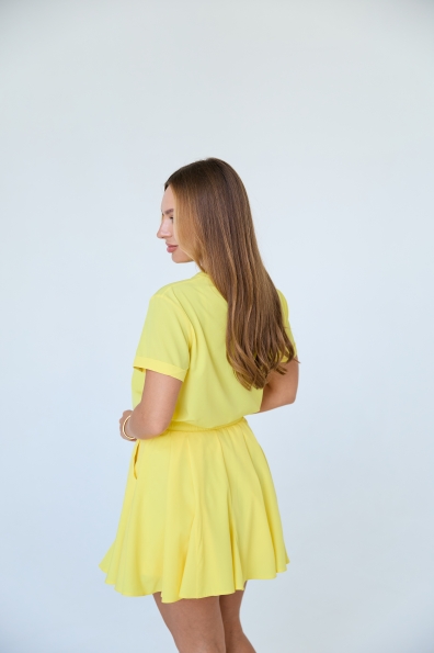 Костюм Мейкі СОФТ однотонна (віскоза) 17052 Цвет: Лимон 2