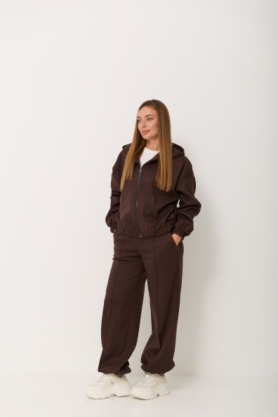 Костюм Ешлі Діагональ 17298 Цвет: Шоколад